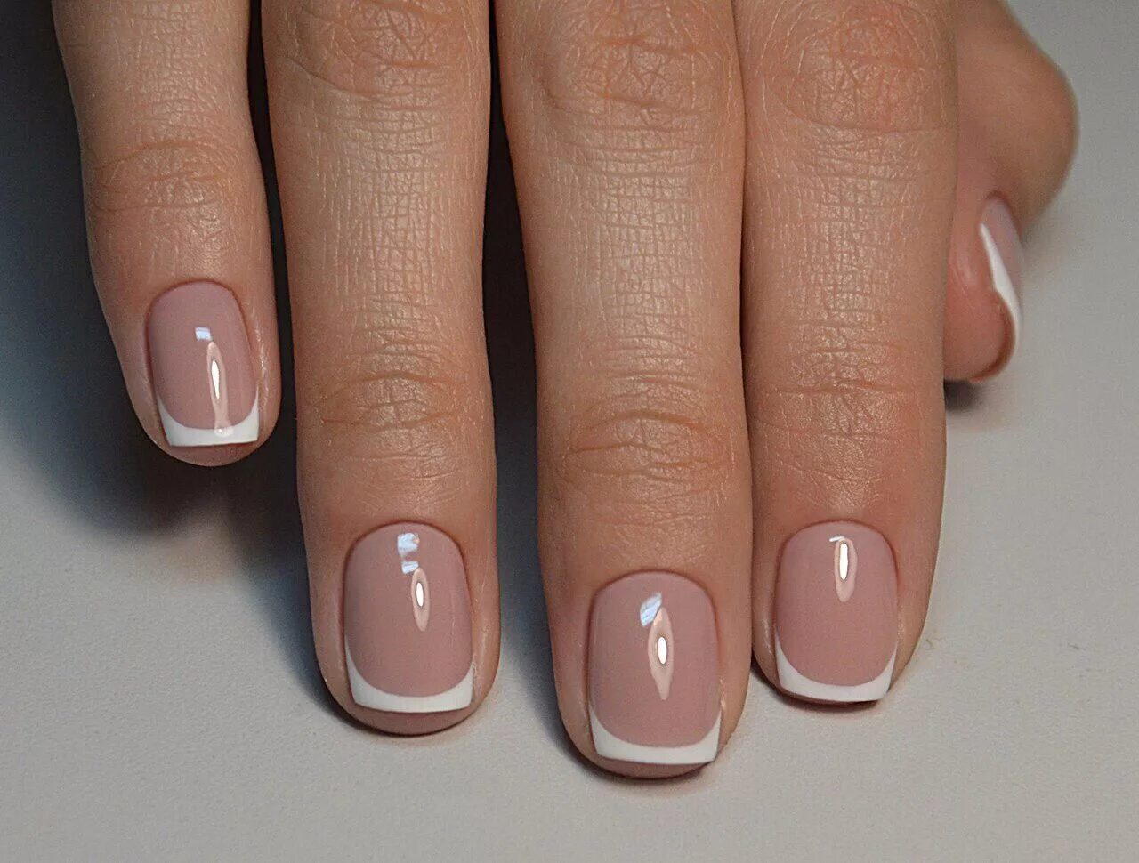 Квадратные ногти дизайн фото короткие френч Pin on Ногти Gel french manicure, Nail manicure, Manicure