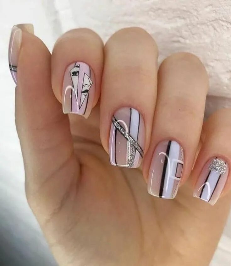 Квадратные ногти дизайн молодежный 33 Trendy Natural Short Square Nails Design For Spring Nails 2020 - Square nail 