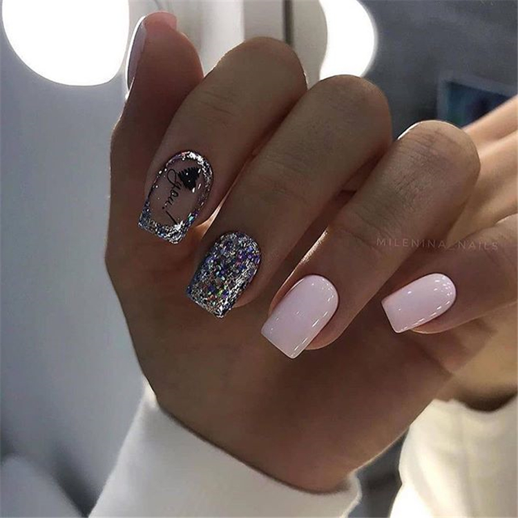 Квадратные ногти дизайн новинки модные 47 Fashionable Pink Nail Designs - Aray Blog For Chic Women Trendy nails, New ye