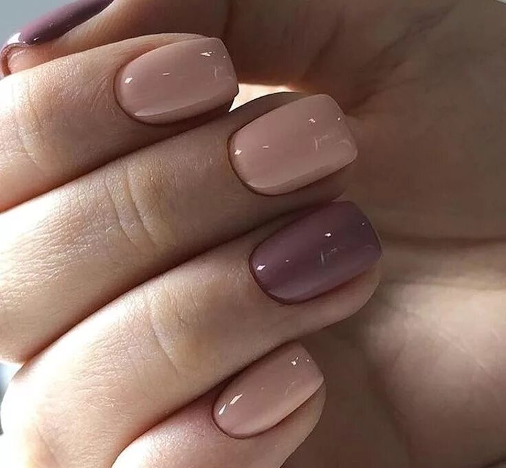 Квадратные ногти дизайн однотонные Pin on manicure Chic nails, Nails, Classic nails