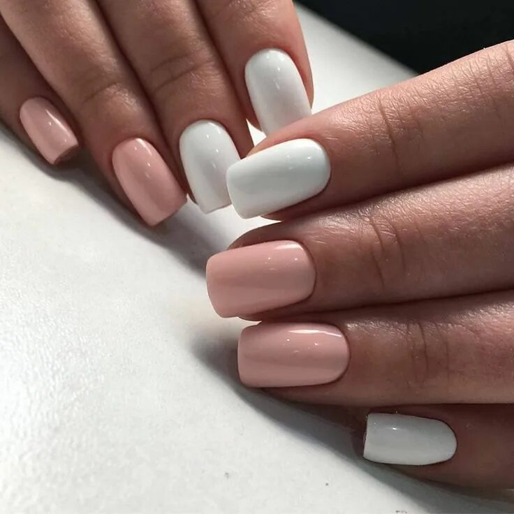 Квадратные ногти дизайн однотонные Nails Art panosundaki Pin Tırnak manikürü, Jel tırnaklar, Simli tırnaklar