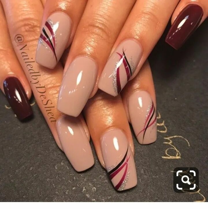 Квадратные ногти красивый самый маникюр Pin by Наталья on Ногти Classy nails, Nail designs, Classy nail art