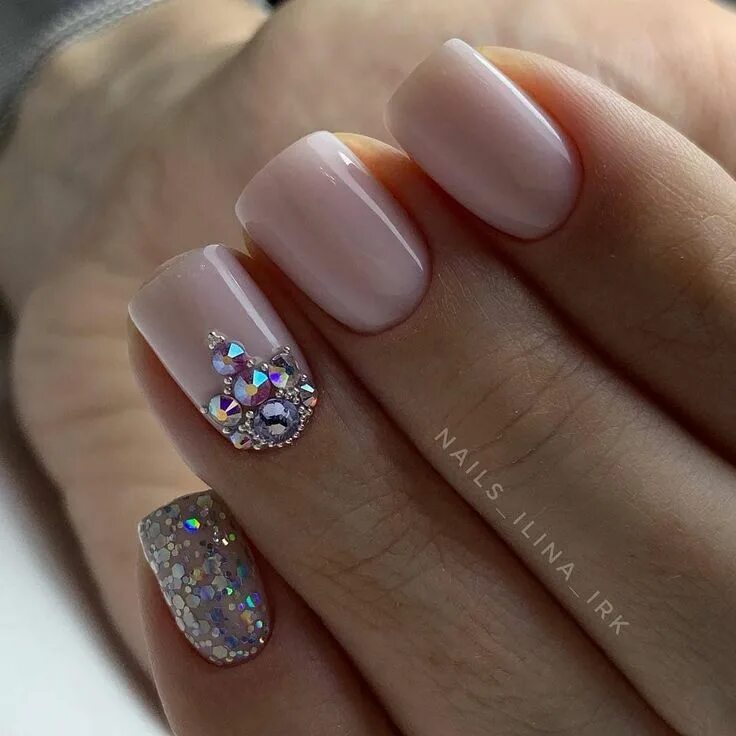 Квадратные ногти маникюр со стразами 128 Spring Light Color Square Acrylic Nails Designs Ногти, Дизайнерские ногти, М