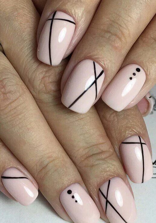 Квадратные ногти простой дизайн 18 Uber-Cool Geometric Nail Art Designs Taking Everyone’s Breath Away! Nail art,