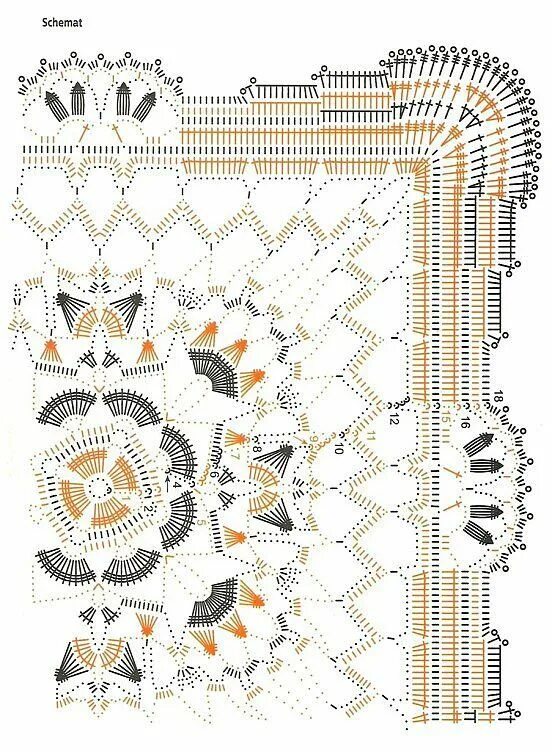 Квадратные салфетки крючком схемы фото 561018_406371486078060_609083775_n Crochet doily diagram, Crochet square pattern