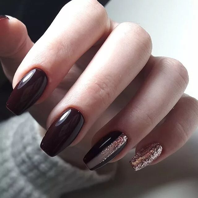 Квадратный коричневый маникюр дизайн 2024 Пин на доске ELINA NAILS ART Квадратные ногти, Модные ногти, Дизайнерские ногти