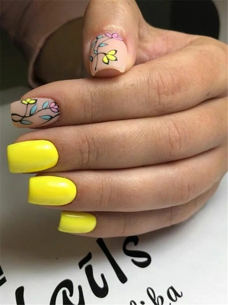 Квадратный летний маникюр 30 Gorgeous Spring Nail Designs With Different Accents - Women Fashion Lifestyle