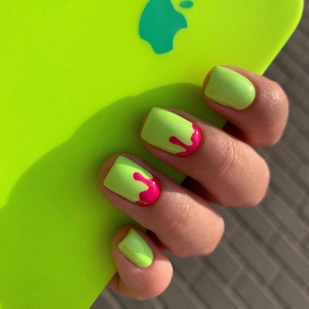 Квадратный летний маникюр Pin on nails in 2024 Nails, Swag nails, Trendy nails