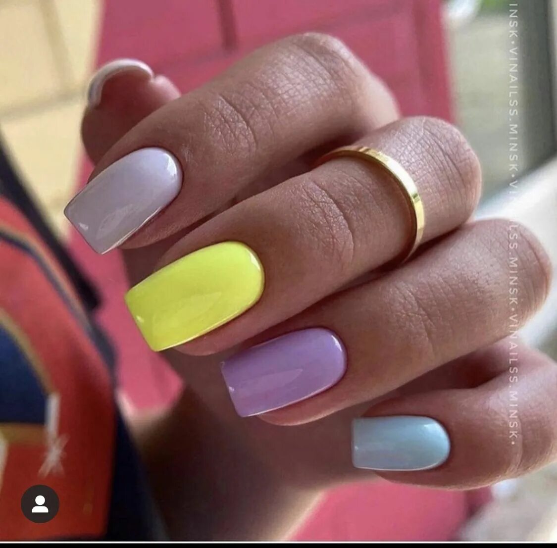 Квадратный летний маникюр Pin by Iva on manicure ideas Manicure, Cute nail colors, Manicures designs