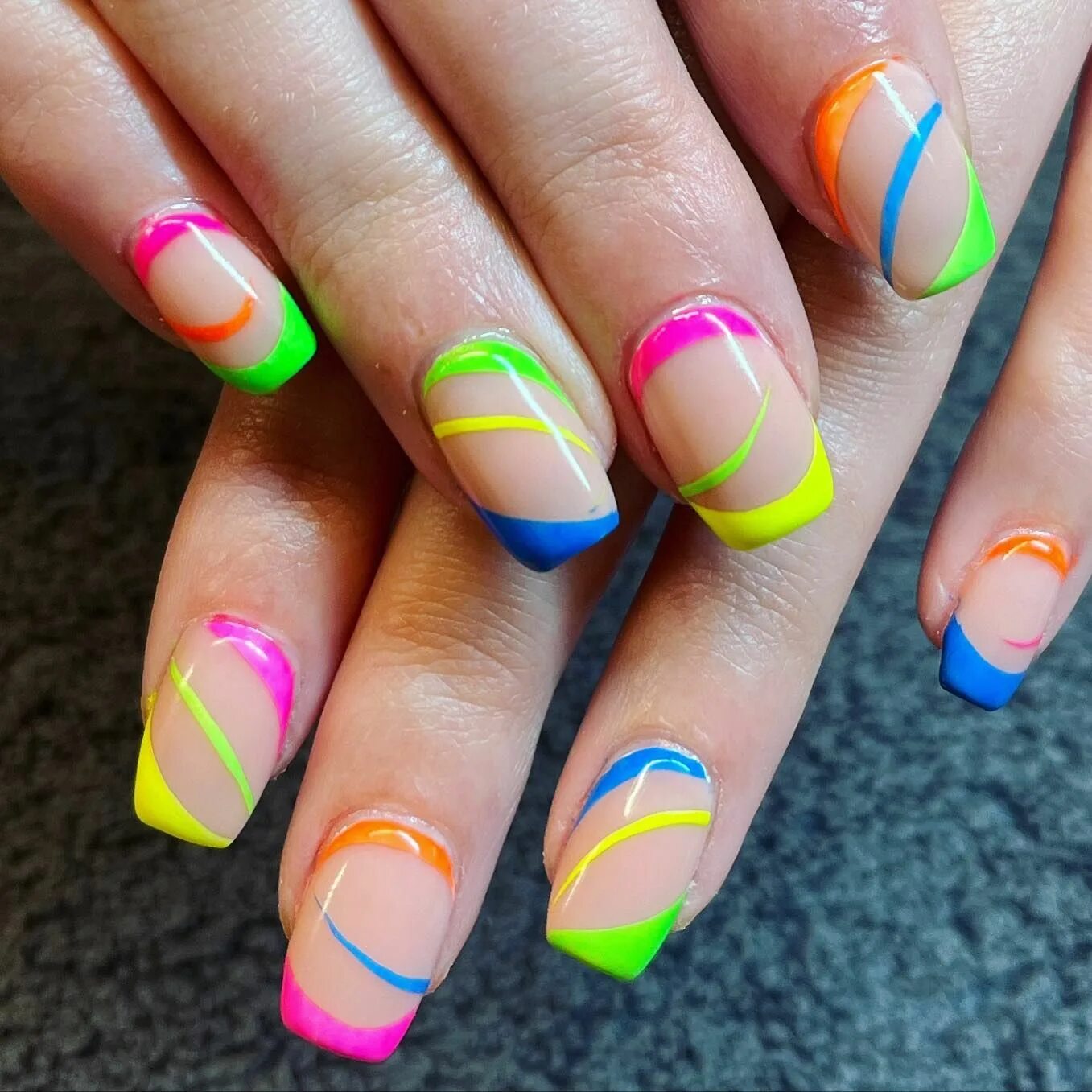 Квадратный летний маникюр 2024 110 Cute Summer Nails Ideas for a Stunning Seasonal Look in 2023 Naglar