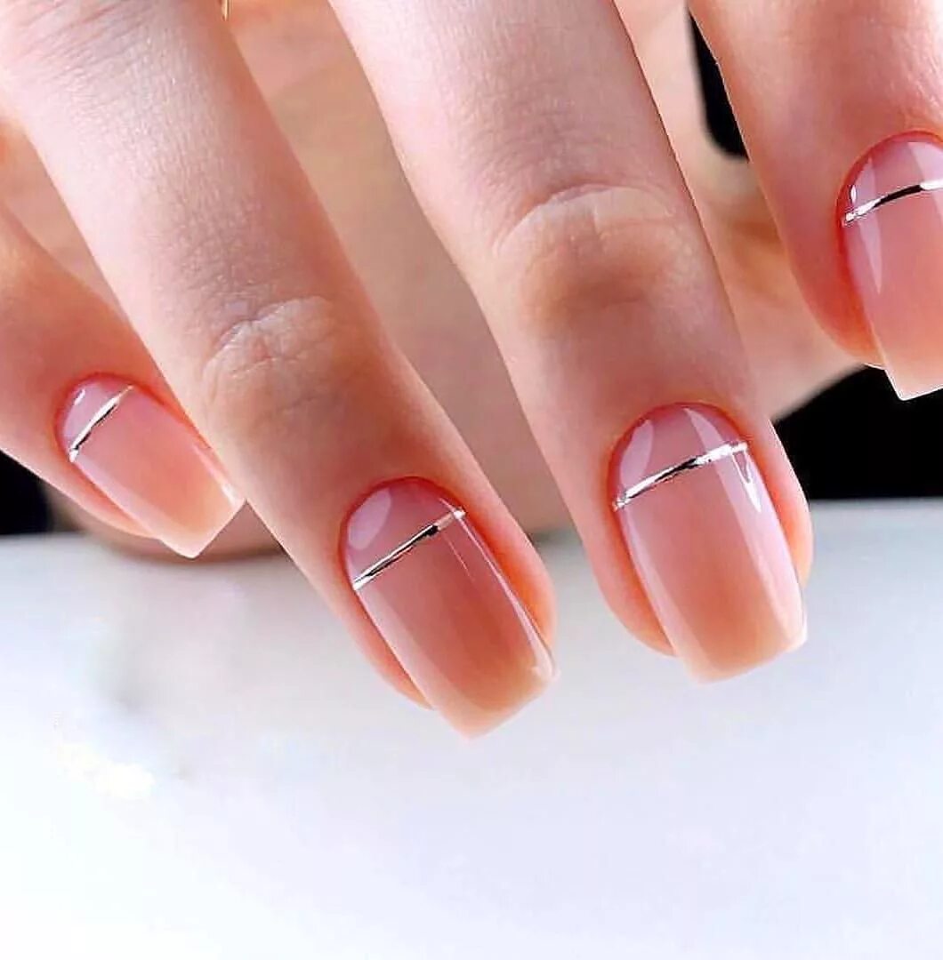 Квадратный маникюр short Square Nails Design; natural square nails design, summer short nails squar