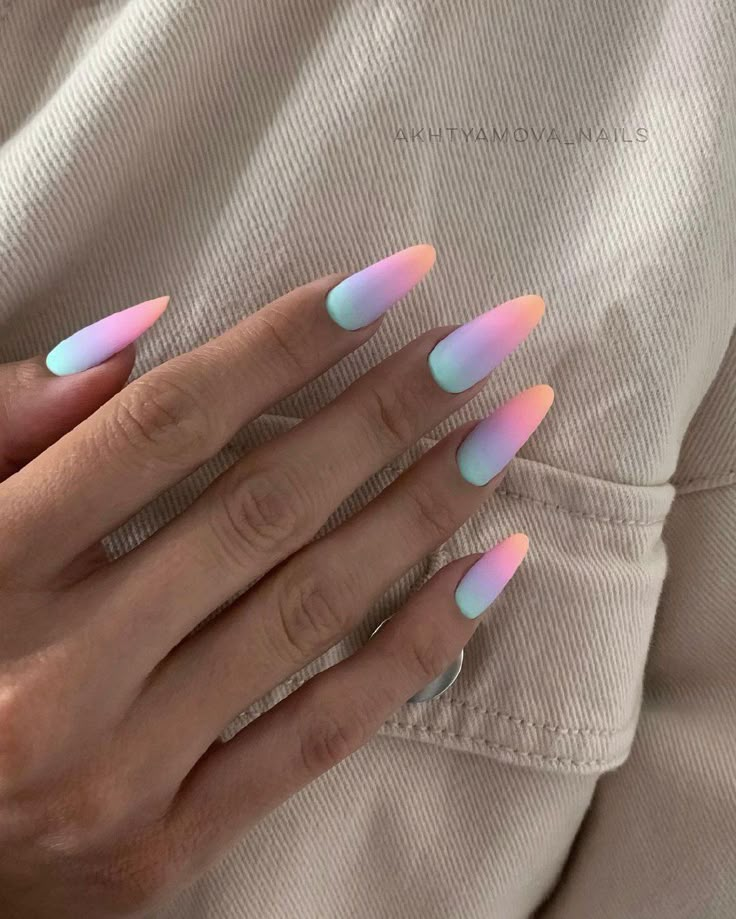 Квадратный маникюр дизайн 2024 лето Маникюр Ногти Педикюр - Разное OK.RU Cute nails, Ombre nail designs, Cute acryli