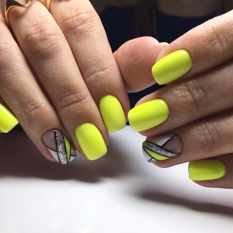 Квадратный маникюр дизайн яркий Nail Art #4656 in 2020 Nail designs summer, Geometric nail, Bright summer nails