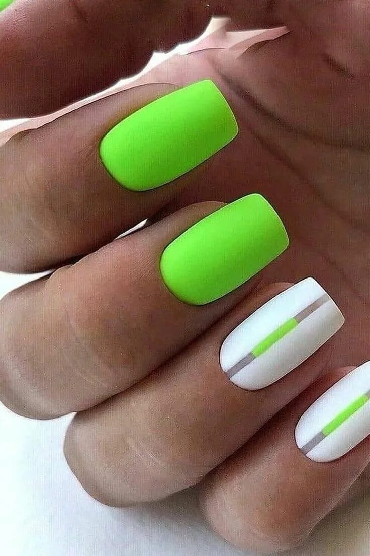 Квадратный маникюр фото яркий Manicure lim Manicure, Stylish nails, Cute nails