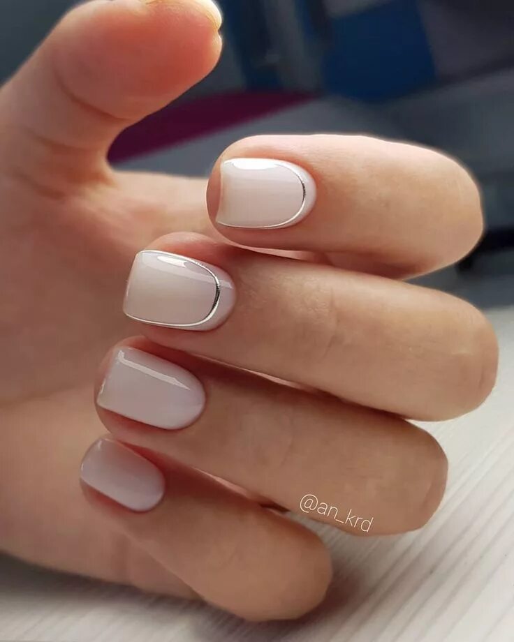 Квадратный маникюр молочного цвета 100+ Spring light color square acrylic nails designs; square acrylic nails; spri