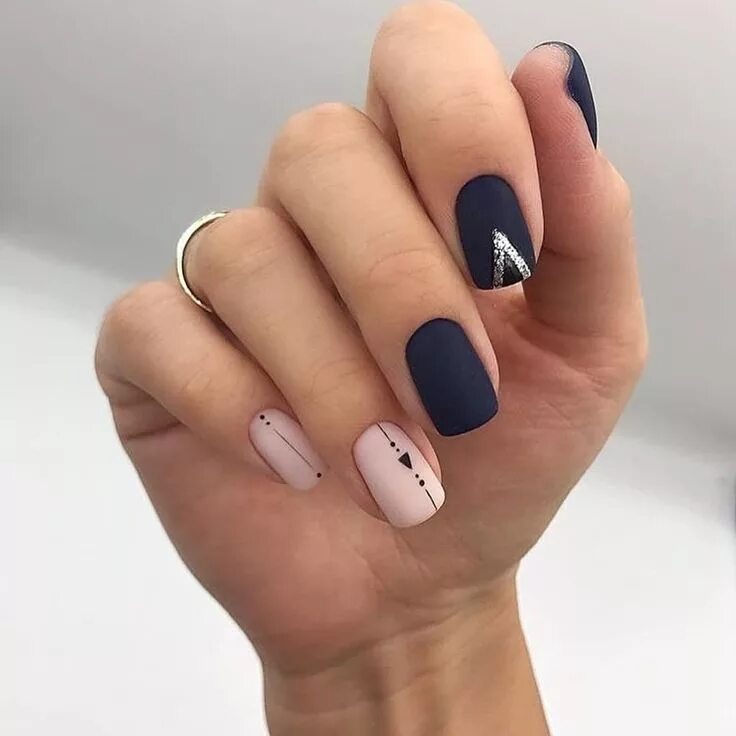 Квадратный маникюр молодежный Пин на доске Uñas decoradas