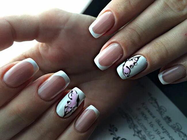 Квадратный маникюр с рисунком Pin on Nail Art