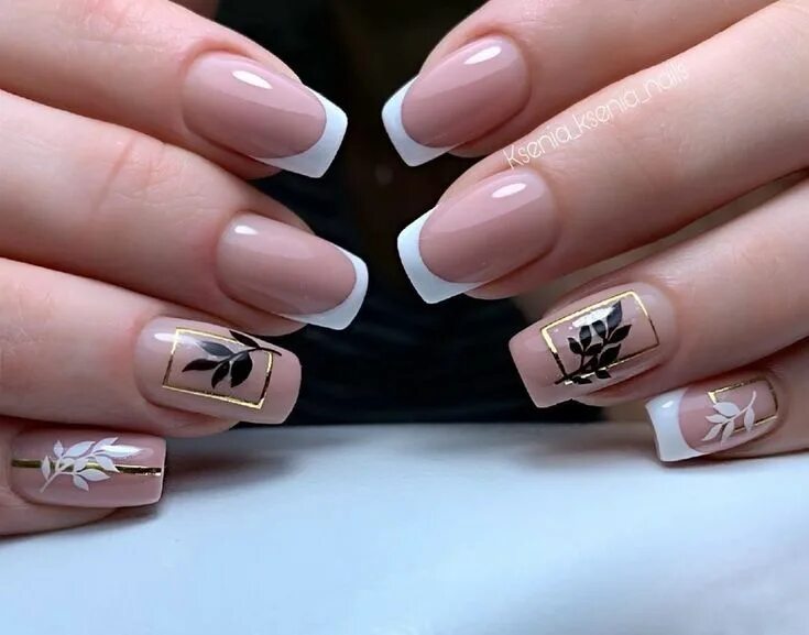Квадратный маникюр с рисунком Стильные идеи маникюра - Фото OK.RU Nails, Dope nails, Short acrylic nails