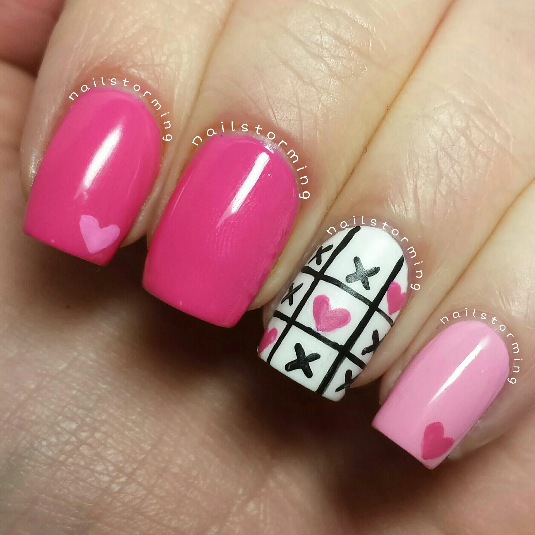 Квадратный маникюр с сердечками Valentine Nails Jonesboro Prices - Unbelievable nail art designs to make your ro