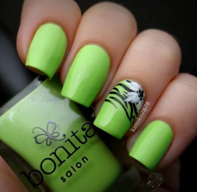 Квадратный маникюр салатовый Nails Nail art neon green nails Neon green nails, Green nails, Fancy nails