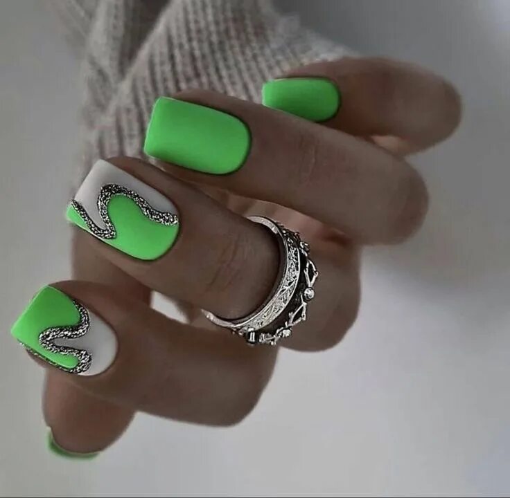 Квадратный маникюр салатовый 31+ Fresh Nail Designs and Ideas to Inspire You 2023 Easter Pastel Nails в 2023 