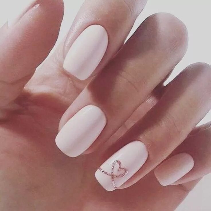 Квадратный маникюр светлые тона Cute French Manicure Designs Ideas To Try This Season33 Дизайн ногтей для свадьб