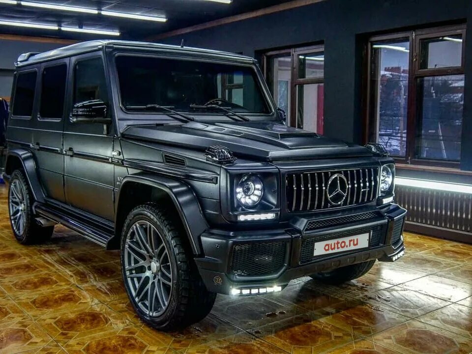 Квадратный мерседес фото Купить б/у Mercedes-Benz G-Класс II (W463) 400 4.0d AT (250 л.с.) 4WD дизель авт