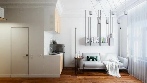 Квадратный метр дизайн квартир Designing For Super Small Spaces: 5 Micro Apartments Small apartment interior, A