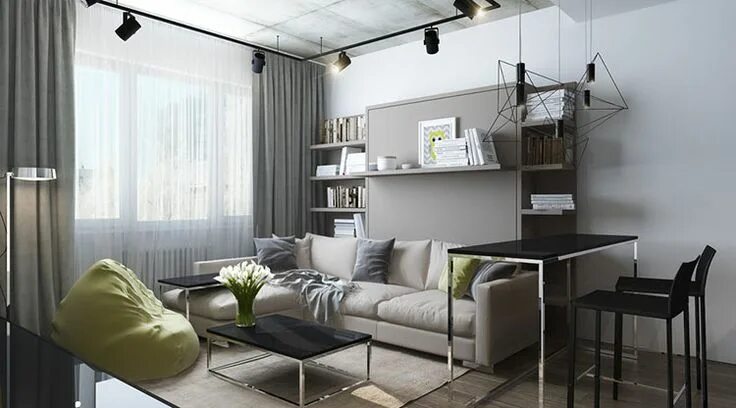 Квадратный метр дизайн студия Come Arredare un Monolocale: 40 Bellissime Idee MondoDesign.it Small apartment i