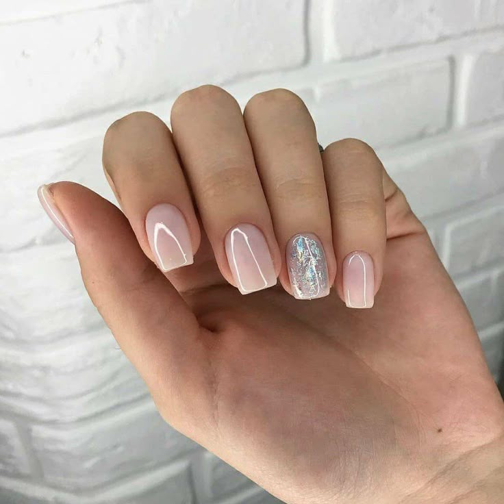 Квадратный светлый маникюр Pin by Alesya on Маникюр Square nails, Luxury nails, Perfect nails