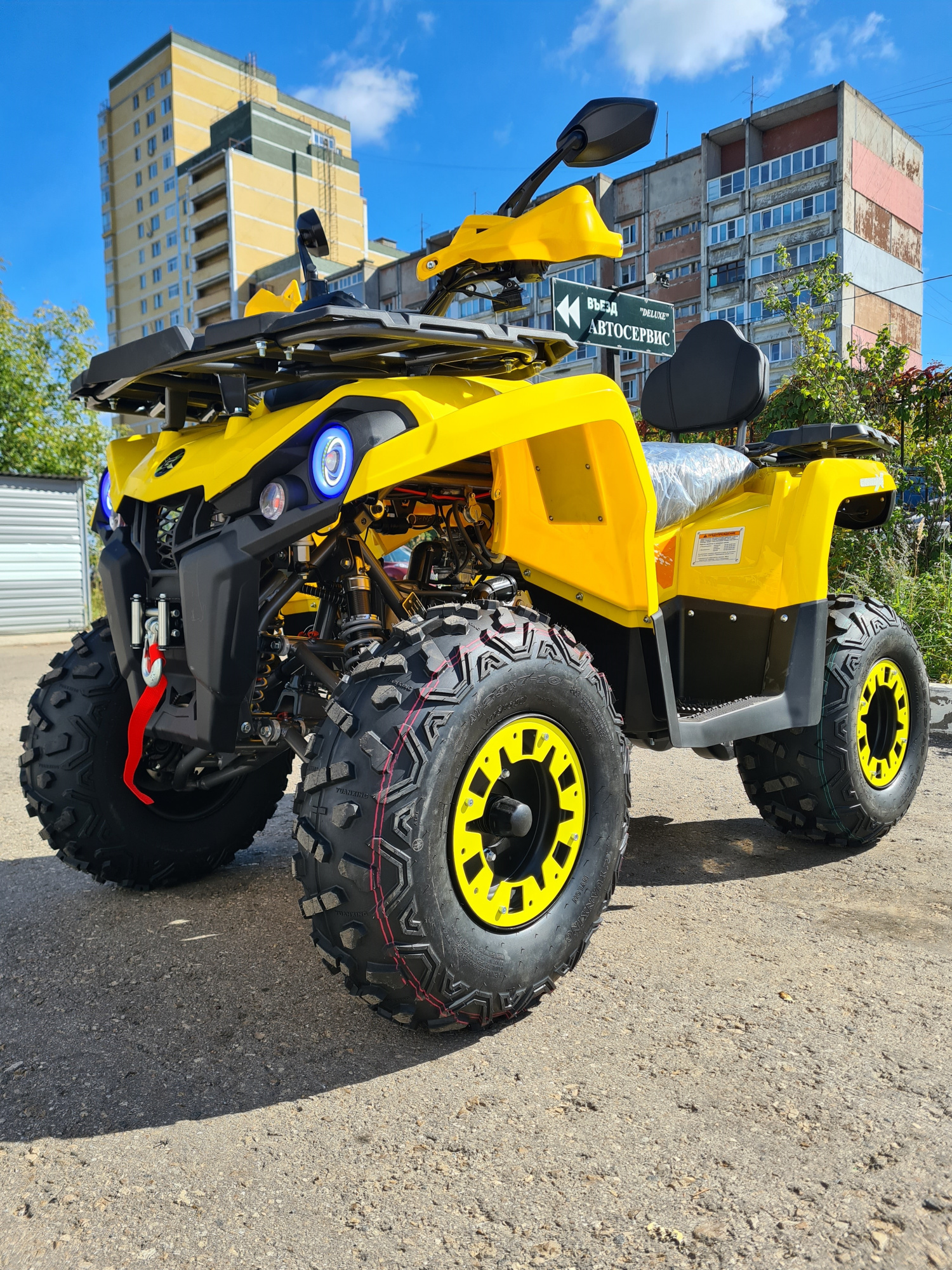 Квадраты садовая ул 11 лабинск фото Бензиновый квадроцикл Mikilon Gladiator F200 Lux купить в Уфе с доставкой, Цена 