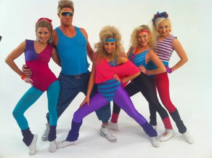 Квадроберы 80х фото Let’s Get Physical " Kelley Koski 80s party outfits, 80s workout clothes, 80s th