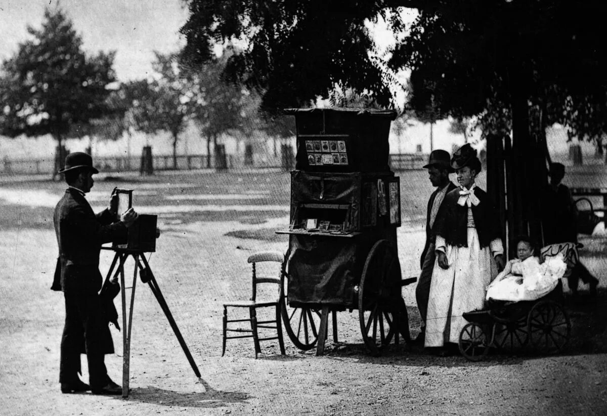 Квадроберы прошлого фото Early photojournalism captures life on the streets of Victorian London Postkort,