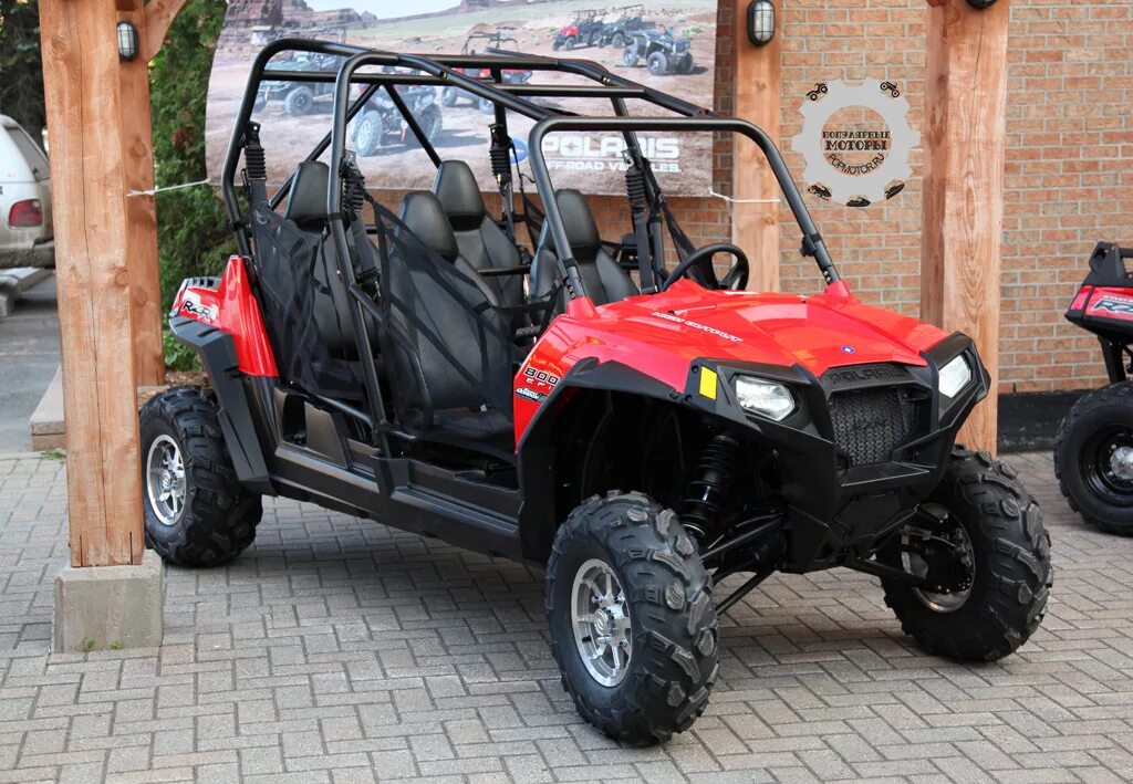 Квадроцикл с крышей фото Модельный ряд квадроциклов Polaris и мотовездеходов Polaris Ranger 2012 года