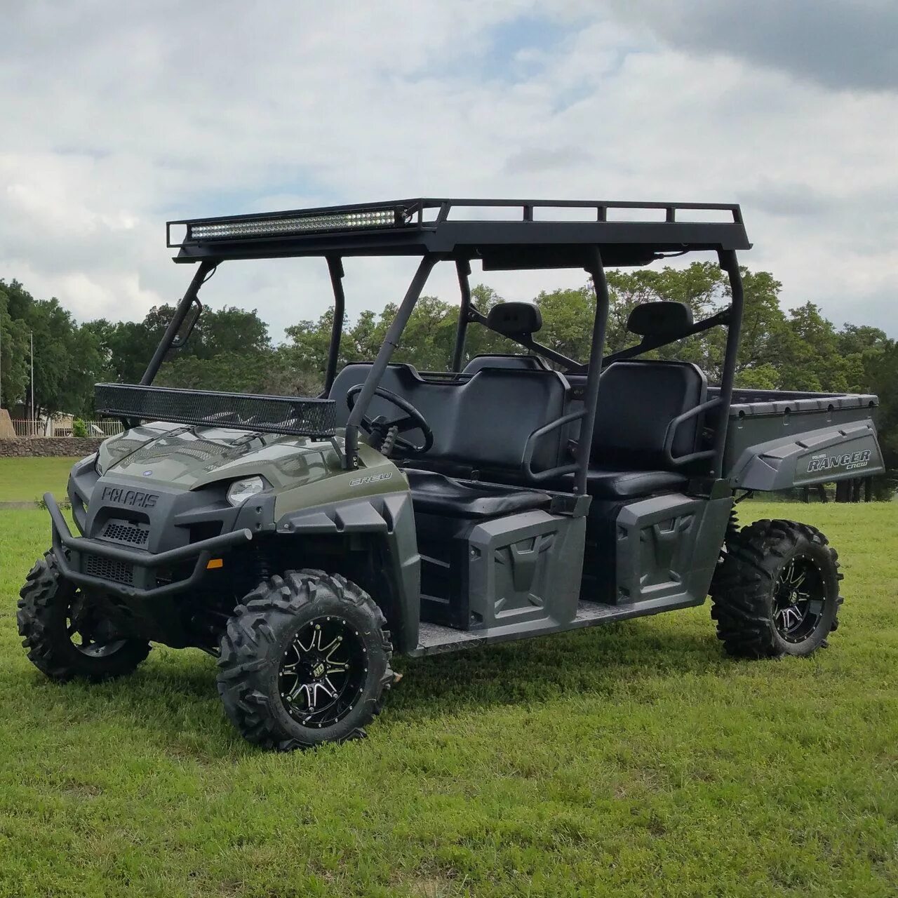 Квадроцикл с крышей фото Polaris ranger 800, Polaris ranger, Polaris ranger crew