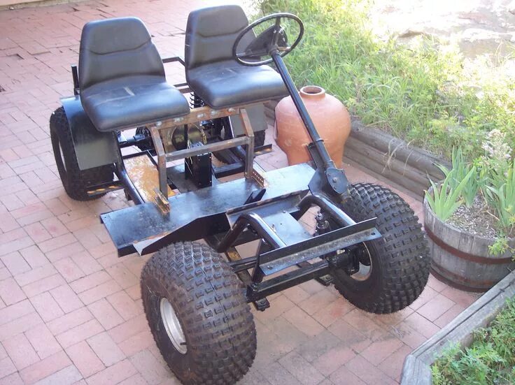 Квадроцикл самоделки купить The beginnings of a golf cart modified to an off road vehicle. Golf carts, Off r