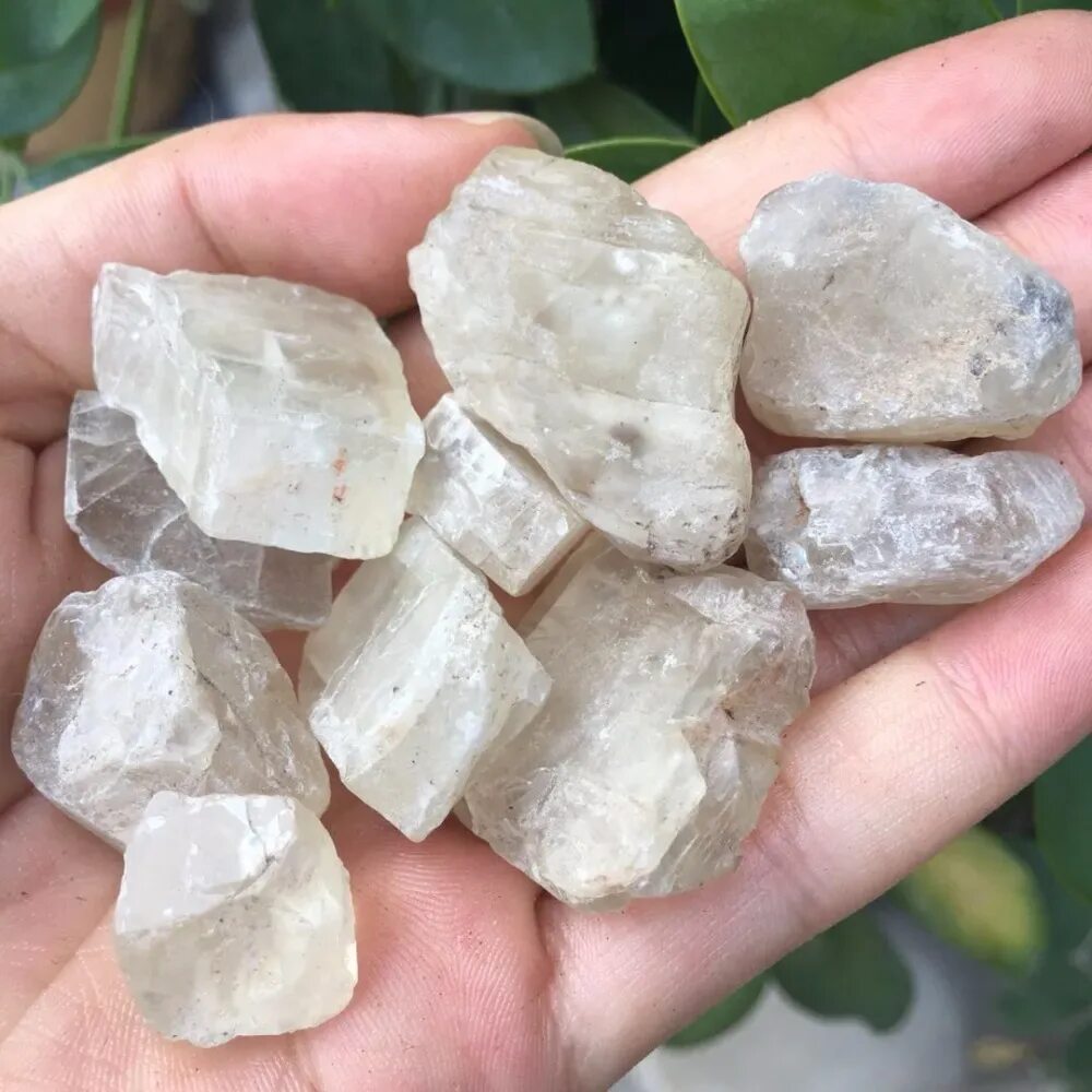 Кварц камень фото и описание Natural Raw Moonstone Tumbled Stones 50g Of Genuine Quartz Crystals For Energy H