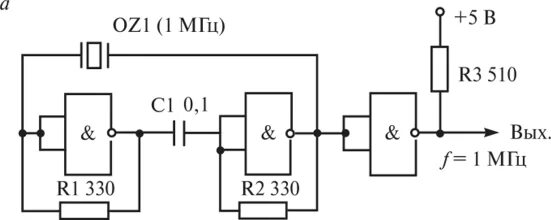 Кварцевый генератор 10 мгц схема подключения Логические модули И-НЕ серии К176, Логические модули ИЛИ-HE серии К176 - Автомат