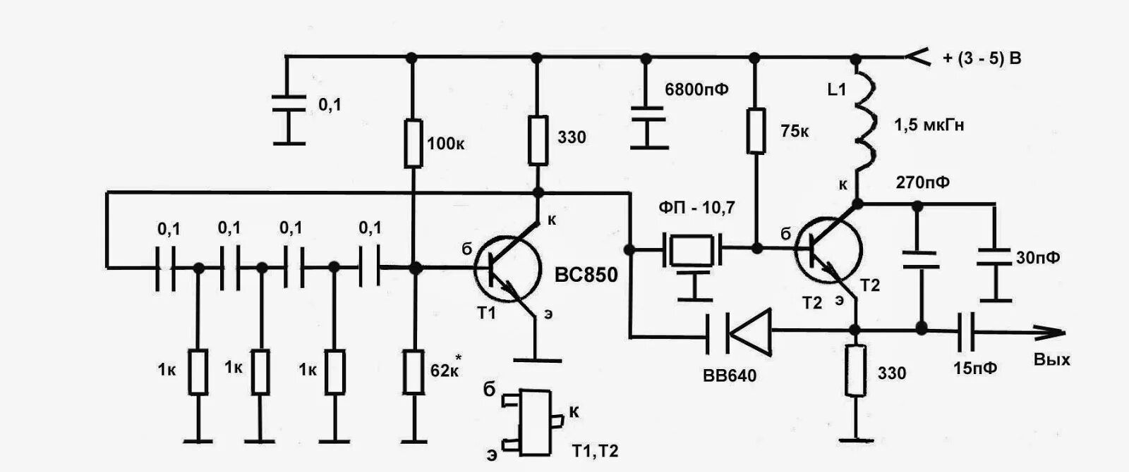 Кварцевый генератор 10 мгц схема подключения Генератор мгц