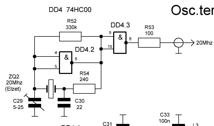 Кварцевый генератор 10 мгц схема подключения VRTP - Поднять в УНЧ ВЧ на 3 дБ