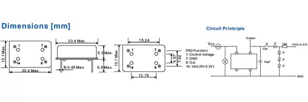 Кварцевый генератор 10 мгц схема подключения Кварцевые генераторы 6M полноразмерные SJK