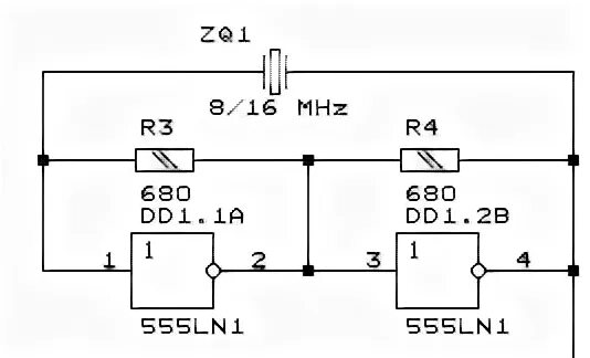 Кварцевый генератор схема подключения Контент hd44780 - Страница 8 - Форум по радиоэлектронике