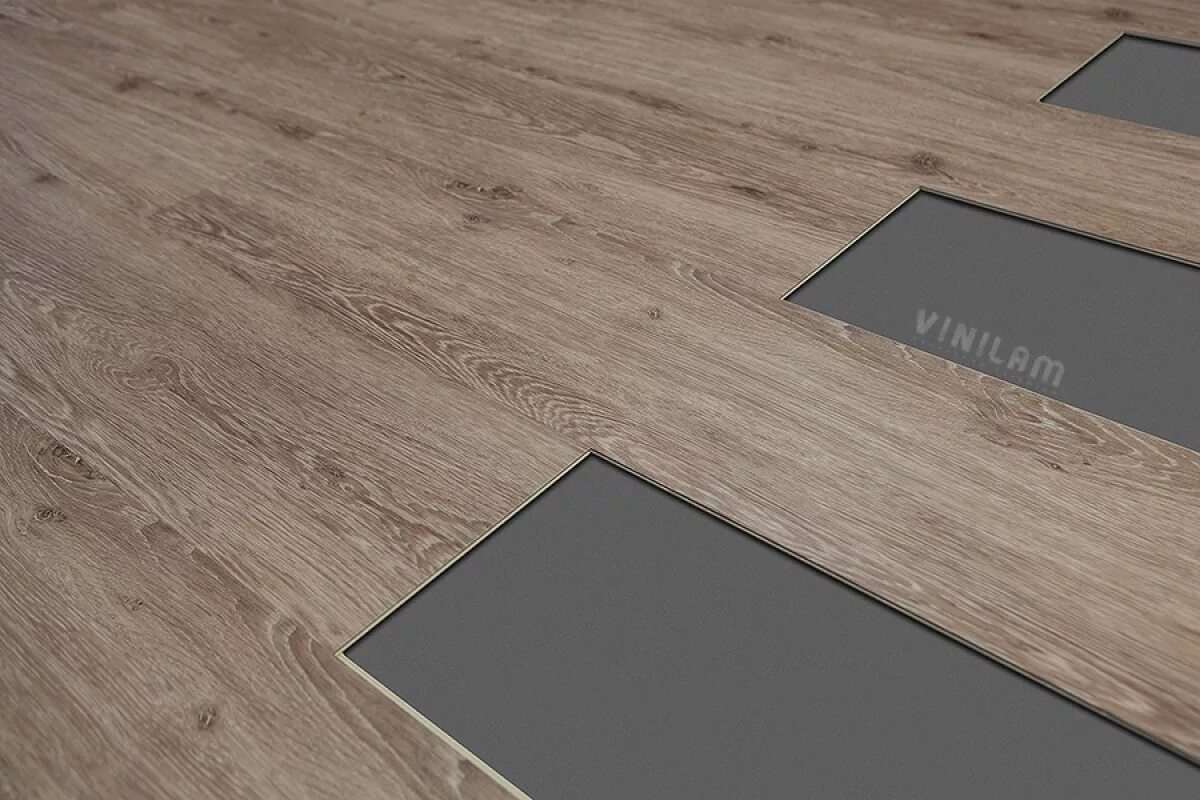 Кварцвиниловая плитка для пола фото отзывы Кварцвиниловая плитка ПВХ Vinilam 04018 Дуб Брюссель бежевый 7 мм купить в СПб п