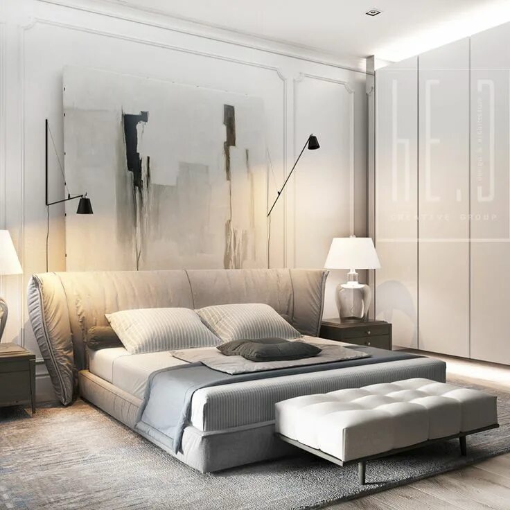 Квартир дизайн спальни стиль dizayn spalni Minimalist bedroom decor, Minimal bedroom design, Modern minimalis