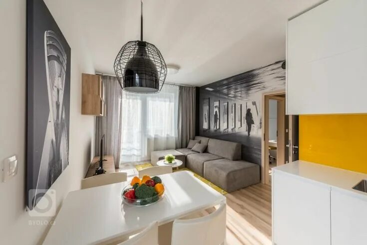 Квартира 12 м дизайн интерьера Modern and Spacious Interior Design for a Small Apartment