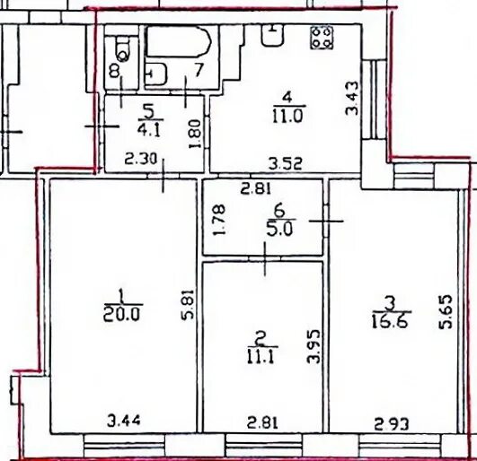 Квартира 137 серия планировка Планировки квартир 137