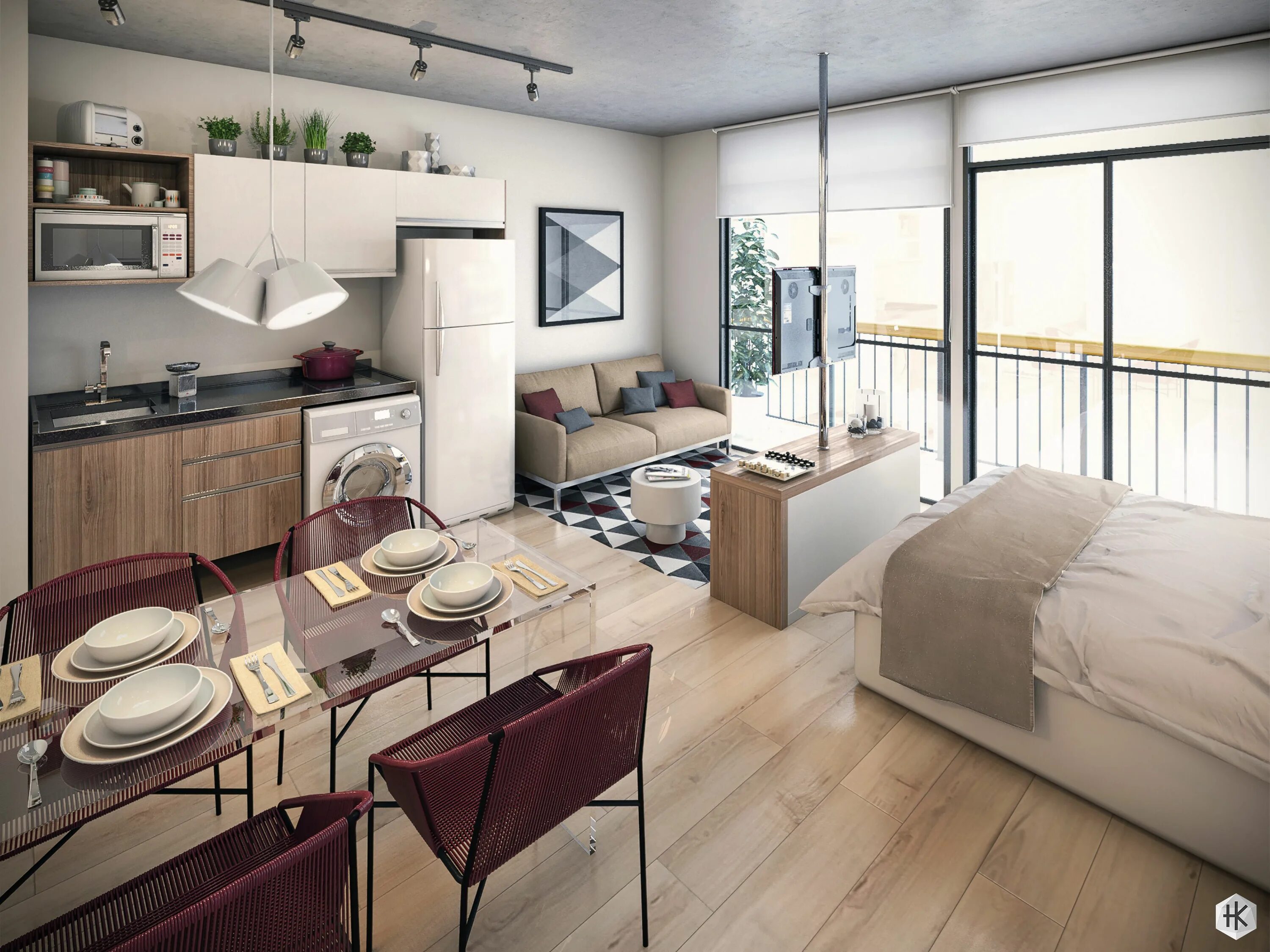 Квартира 24 кв м дизайн фото студия small apartment design, small apartment design ideas, small studio apartment, sm