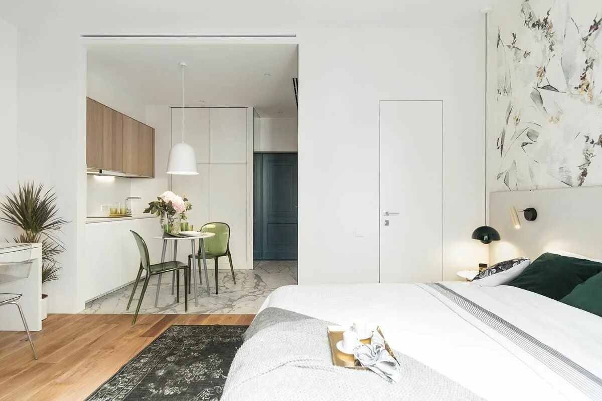 Квартира 28 кв м дизайн 4 Small Space Apartments That Use Clever Ways To Maximize Space Small apartments