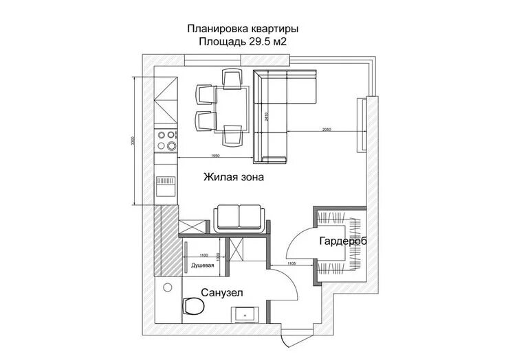 Квартира 28 кв м планировка Интерьер и декор Apartment plans, Floor plans, Design