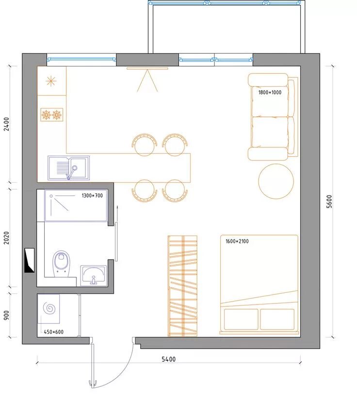 Квартира 30 м2 планировка Маленькая, уютная квартира - SMART&MINI. Квартира до 30 кв. метров PINWIN - конк